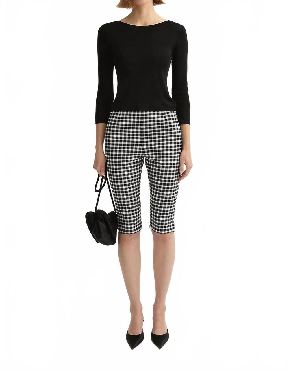 NEW POSSE chiara capri in gingham
